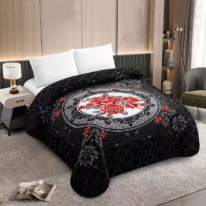 5kg Grey Super Soft Raschel Blanket, Embossed Premium Quality