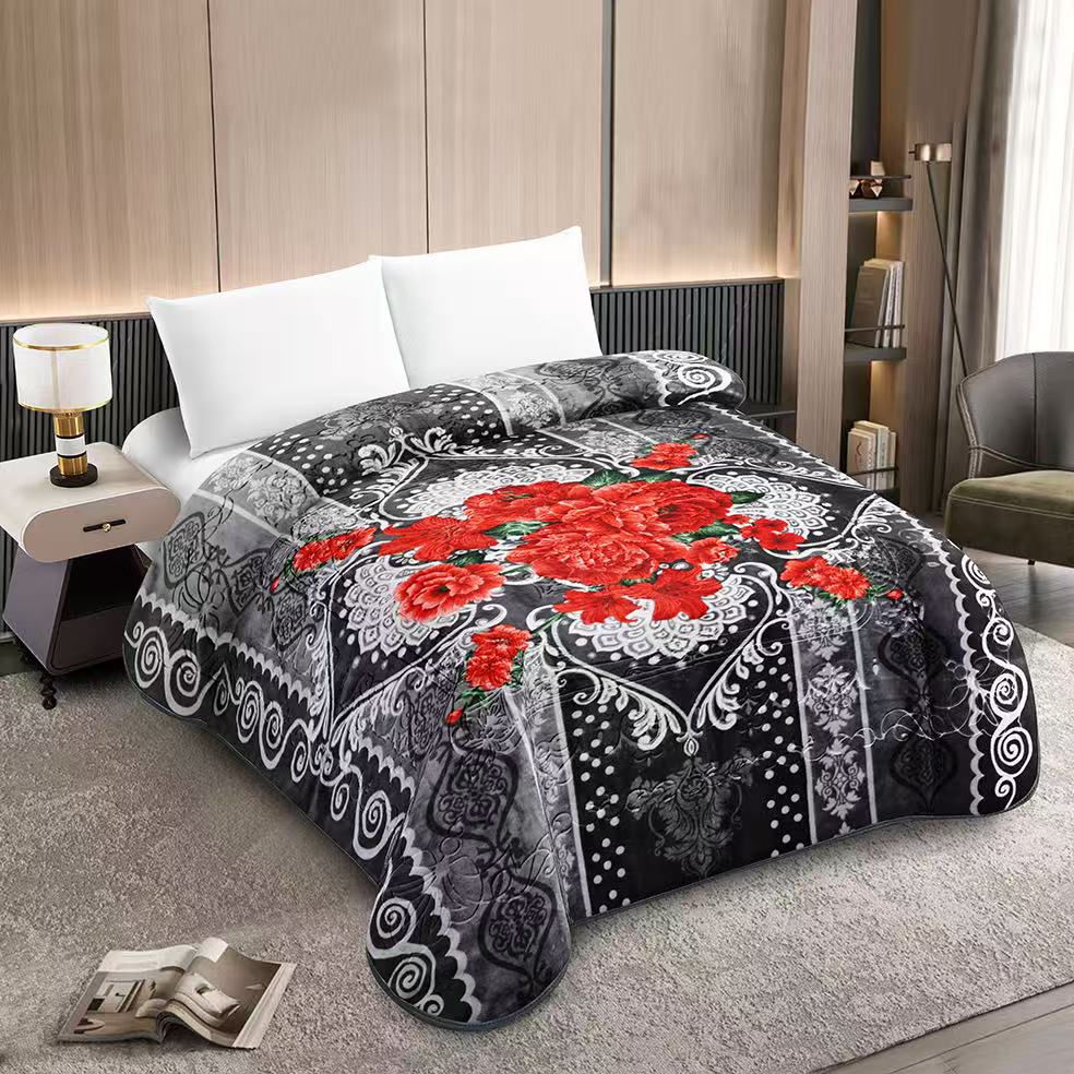 7kg Super Soft Raschel Blanket, Embossed Premium Quality