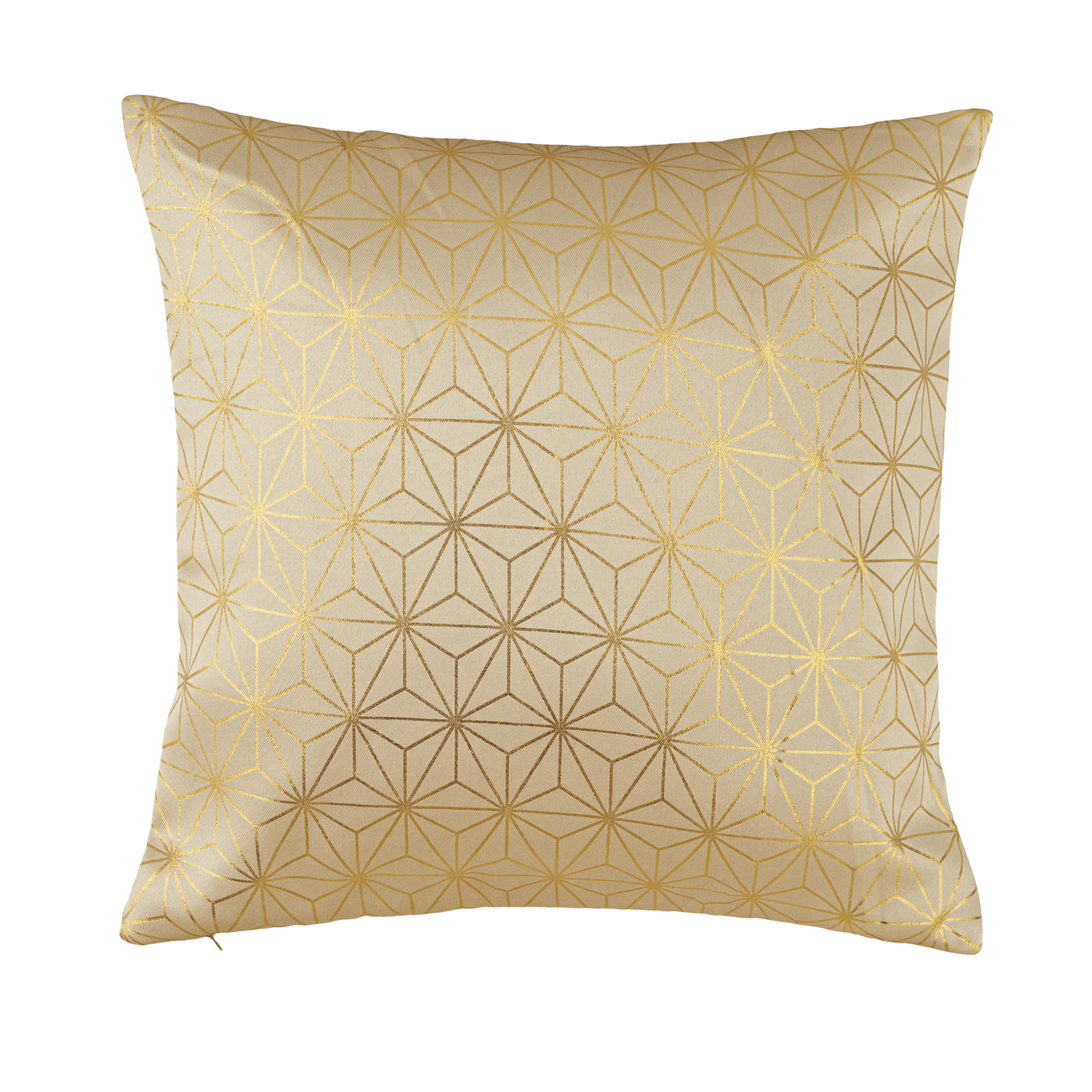 Metallic Foil Printed Cushion Cover – Soft Decorative Throw Pillow Case for Sofa & Bedroom, Durable & Easy Care, Elegant Home Décor