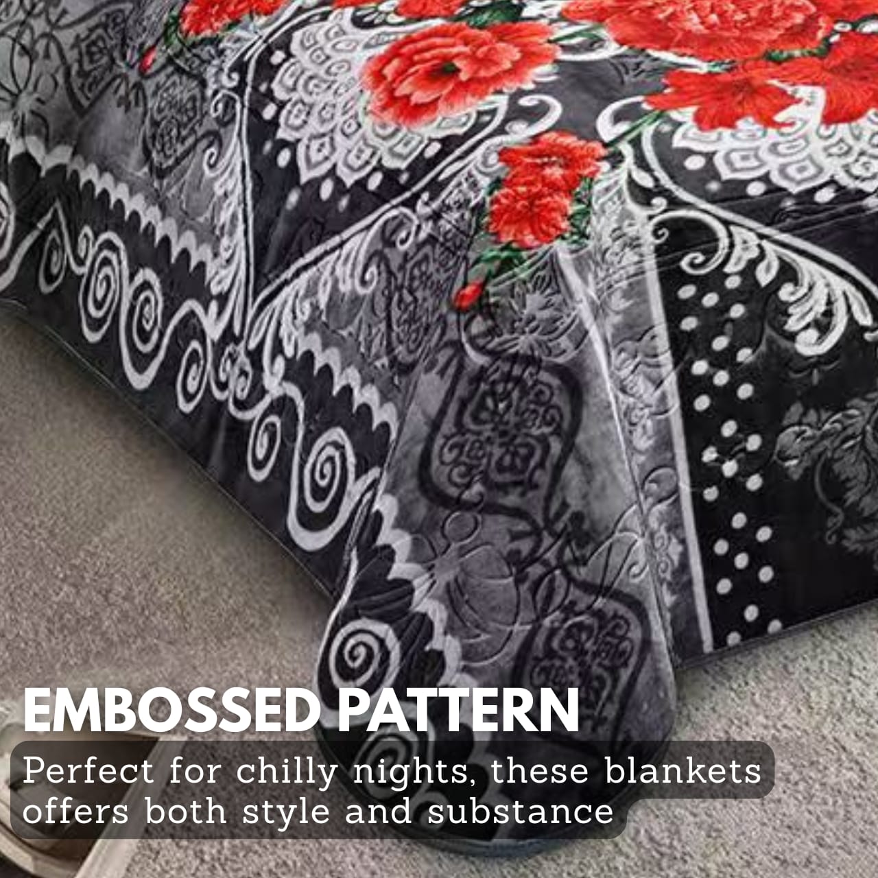 7kg Super Soft Raschel Blanket, Embossed Premium Quality - Image 5