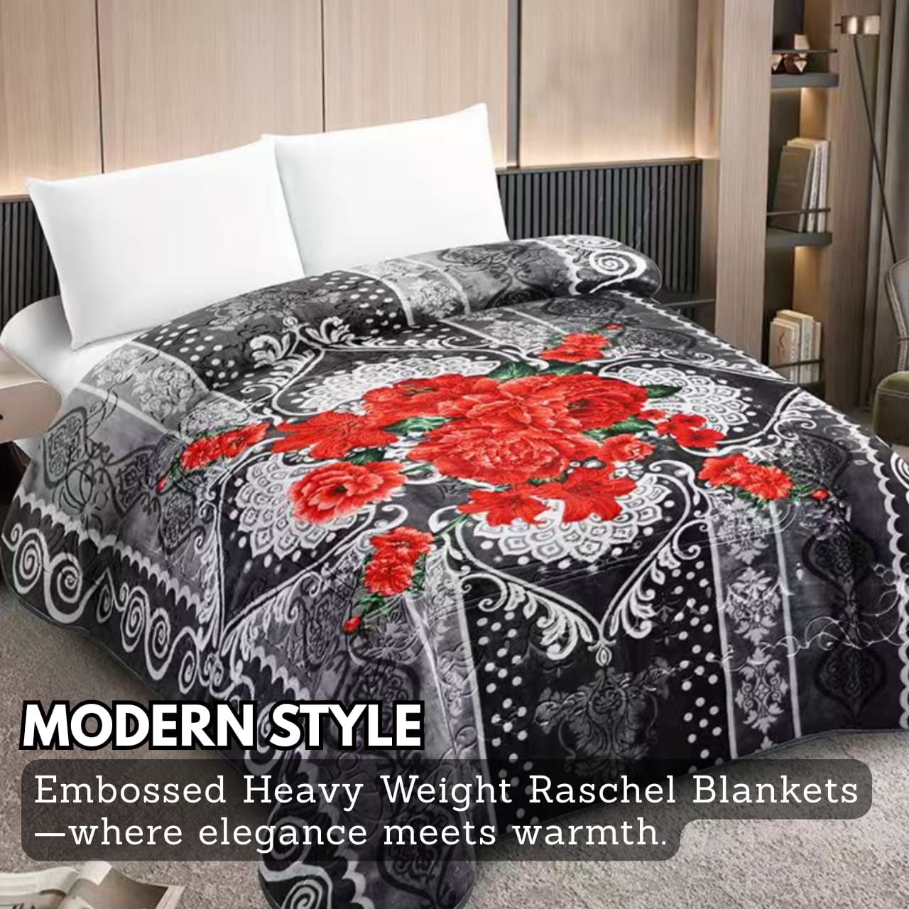 7kg Super Soft Raschel Blanket, Embossed Premium Quality - Image 7