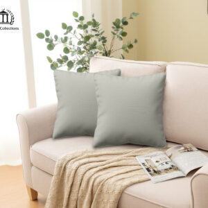Grey Cushion Cover for Sofa & Bedroom – Soft Decorative Throw Pillow Case, Durable, Easy Care, Stylish Home Décor